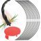 Yweller F016800431 Mähfaden Trimmerfaden Rasentrimmer Faden Kompatibel mit Bosch AFS 23-37 Motorsense Faden Freischneider Faden für Weed Grass Yard Garden mit F016F04841 Spulendeckel 40 Stück