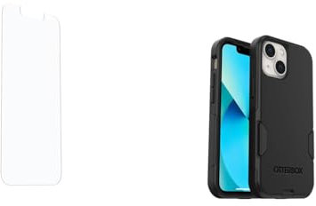 OtterBox Alpha Glass Screen Protector for iPhone 13 mini Commuter Case for iPhone 13 mini/iPhone 12 mini