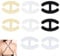 8 Stück BH Träger Clip Rücken, BH Clips Für BH Träger Rücken, BH Klammer Rücken, BH Clip Rücken, BH Zubehör, Für Trägerlose Und Racerback Oberteile (Hautfarbe, Weiß, Schwarz, Transparent)