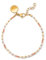 SINGULARU - Floral Colors Armband. Edelstahl mit 18 Kt Vergoldeter Beschichtung. Schmuck für Damen.