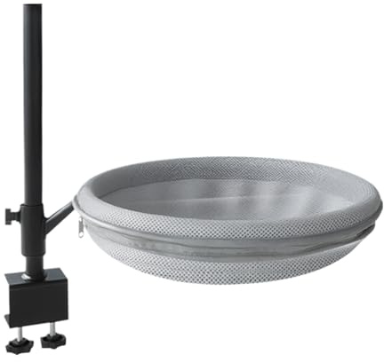 Manolyee Lit de Bureau pour Chat, Hamac pour Chaton 360° Rotatif, Meuble De Repos Doux pour Chat pour Appartement Intérieur Table De Nuit Comptoir Radiateur