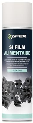 AFER - Spray Silicone Modifié pour Démoulage - SI Film Alimentaire - Anti-Adhérent Siliconé, Lubrification Alimentaire - Contact Fortuit, NSF H1 - Spray 650/500 mL - Incolore