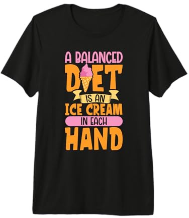 Ice Cream Lover Funny Ice I Love Ice Cream Premium T-Shirt