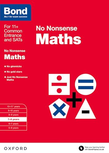 Bond: Maths: No Nonsense: 7-8 years (Bond)