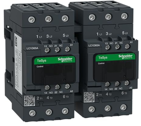 Schneider LC2D65AG7 Wendeschützkombination, 3p+1S+1Ö, 30kW/400V/AC3 65A, Spule 120V 50/60Hz