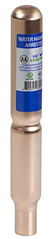 Everflow Supplies HAMS0012-NL Lead Free Water Arrestor Type Aa Straight, Brass