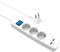 ARLI 5m Steckdosenleiste 3 Fach Weiss mit 2 USB Ladebuchsen USB-A USB-C Schalter Mehrfachstecker Kinderschutz Überspannschutz flachem Winkelstecker Schutzkontakte Mehrfachsteckdose Steckdose weiß