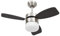 Deckenventilator mit Lampe und Fernbedienung 76 cm Dunkelbraun