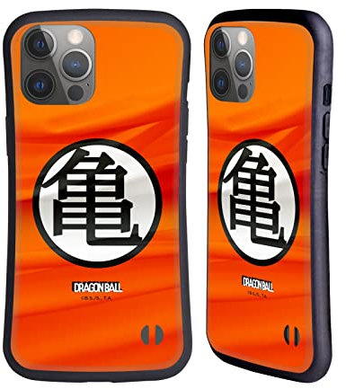 Head Case Designs Officially Licensed Dragon Ball Kame Symbol Iconic Hybrid Case Compatible With Apple iPhone 14 Pro Max