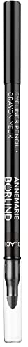 ANNEMARIE BÖRLIND AUGEN EFFECTIVE NATURAL BEAUTY Eyeliner Pencil Black (1 g) - Einfaches Verblenden, Geschmeidige Mine, Ohne Mineralölderivate und Mikroplastik, Vegan