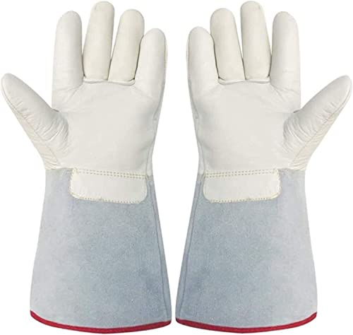 Hitze-/feuerbeständige Handschuhe, Gartenhandschuhe, Arbeitshandschuhe, Schweißhandschuhe, hitzebeständige und feuerfeste Handschuhe, Gartenhandschuh-Handschuhe, Kühllagerung, Trockeneis-Frostschutzha