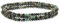 Echte Natürliche Winzige Afrikanische Türkis Facettiert Ombre Multicolor Petite Seed Caviar Rondelle Perlen Olive Grün Stretch Armbänder Für Frauen Teenager Stapelbar Set Von 3 Strängen