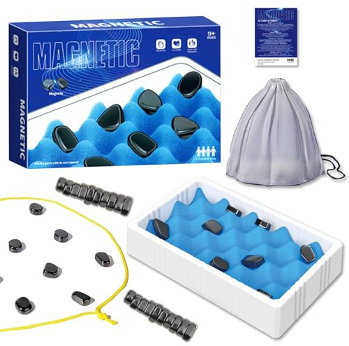 Schachbrett Magnetisch,Schachspiel Magnetisch Schach-Set für Kinder und Erwachsene,Tragbares Pädagogisches Schachbrett,Reisen Schach Magnetisch für Familientreffen,Weihnachten Geburtstagsgeschenk