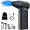 EUKI Souffleur Air Comprimé, 150000 TR/Min de Pulvérisation d’Air Comprimé avec Batterie 6000mAh, Soufflette Air Comprimé, Bombe Air Sec pour Clavier, Électronique, Bombe Air Sec Nettoyage PC