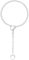 Eigso Y Lariat Halskette für Frauen Männer Unisex Mode Y2K Cute Cat Anhänger Kette Choker Halsband für Frau Mann