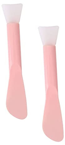 MUSISALY 2pièces Pinceaux à Double Tête Silicone Pour Masque Facial Applicateur Pour Masques De Boue Pour Femmes Et Filles