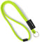 webbomb® Tubular Lanyard zweifarbiges Schlüsselband - rund weich und lang mit Sicherheitsverschluss und Schlüsselring als Schlüsselanhänger Key Chain für Ausweis Handy Schlüssel (neongrün)