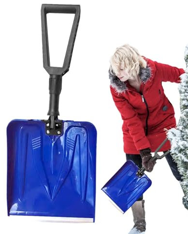 Pelle à neige pliable Backcountry | Pelle à sable épaisse avec design ergonomique – Appareil de nettoyage léger pour voiture, camion, camping, jardinage, allée