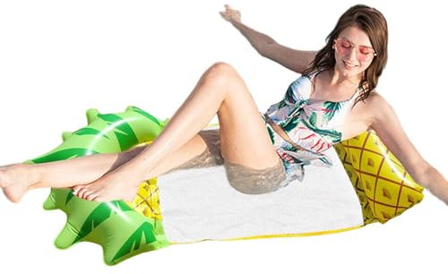 Flotteurs de Piscine pour – Flotteur de Piscine Gonflable | Radeau de Salon Flottant, Radeau Gonflable de Piscine, thème de Fruits, gonflables en PVC, Ananas, Fraise, Plage pour Piscine, Parc