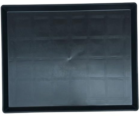 Bandeja para Jaula para Perros, Bandeja de Repuesto Negra, con Base de plástico para Jaula para Perros, Limpieza Negra para jaulas para Mascotas, jaulas, 23, 03 x 16, 26 x 1, 18 Pulgadas.