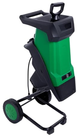 RUODATONLY Biotrituratore Elettrico, Trituratore Rami e Foglie, Diametro di Taglio Fino 40mm, Sacco Raccolta 50 L, 2 Lame, per rifiuti da Giardino, compostaggio e orto Green