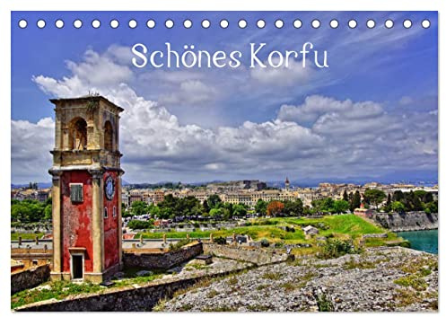 Schönes Korfu (Tischkalender 2026 DIN A5 quer), CALVENDO Monatskalender: Die griechische Insel Korfu hat viel zu bieten, nicht nur Strand und Meer. (CALVENDO Orte)