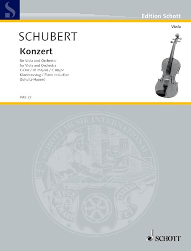 Konzert C-Dur: Viola und Orchester. Klavierauszug mit Solostimme. (Viola-Bibliothek)