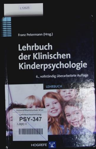 Lehrbuch der Klinischen Kinderpsychologie