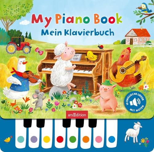 My Piano Book | Mein Klavierbuch: Englische Lieblingslieder zum Selberspielen | interaktives Soundbuch für Kinder ab 3 Jahren