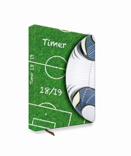 Schülerkalender Fussball 2018/2019 - Schulplaner, Schülerplaner: Timer mit Magnet-Klappe