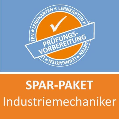 Lernkarten Paket Industriemechaniker: Erfolgreiche Prüfungsvorbereitung auf die Abschlussprüfung
