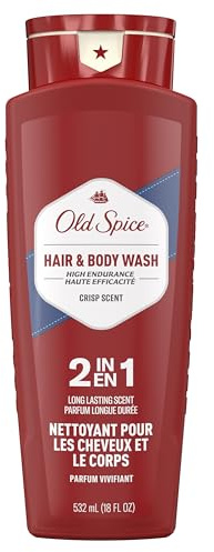Old Spice High Endurance Hair & Body Wash 18 Fl Oz (532 Ml)