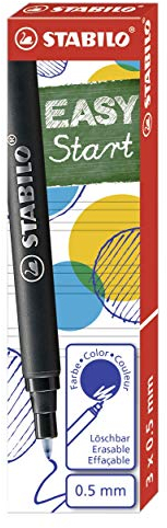 STABILO - Tintenpatronen zum Nachfüllen - EASYoriginal Refill - medium - 3er Pack - blau (löschbar)