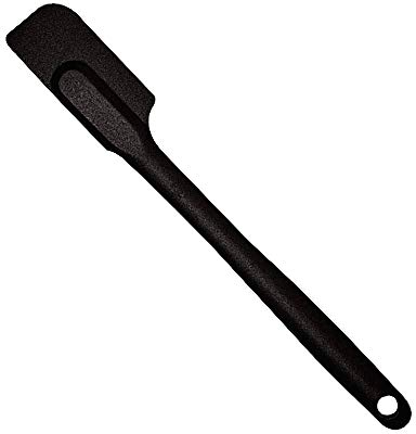 MASTRAD - Demi-Spatule - Maryse - Pâtisserie Desserts Nappage - Unibloc - En Silicone - Ne Raye Pas Les Casseroles - Noire