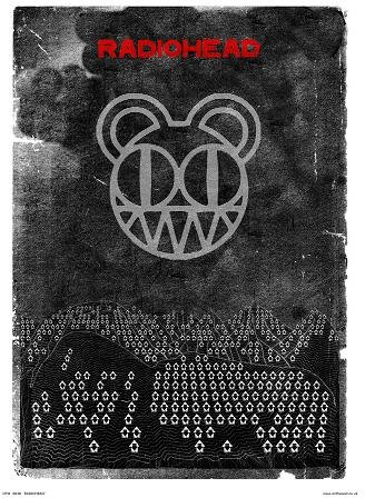 onthewall Wig 048 Pop-Art-Poster Radiohead