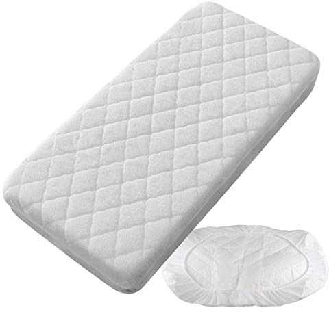 Matratzenschoner, gepolstert, wasserdicht, für Kinderbett, 50 x 80 cm