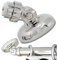 HOME CENTRE 1 Angled Walls 28mm Diameter Shower Curtain Rail Adapter Rod Bath Bathroom Pole
