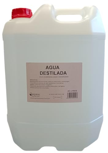 PEQUINSA - Agua destilada, Envase de 25 litros
