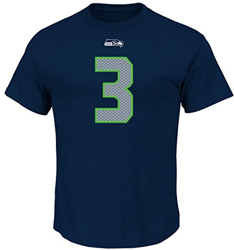 Russell Wilson Seattle Seahawks Majestic NFL Eligible Receiver III T-Shirt