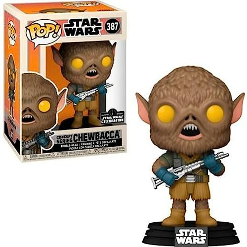 Funko Pop! #387 Star Wars Chewbacca - Concept Series - Galactic Convention Exclusive Edition 49372 Einheitsgröße
