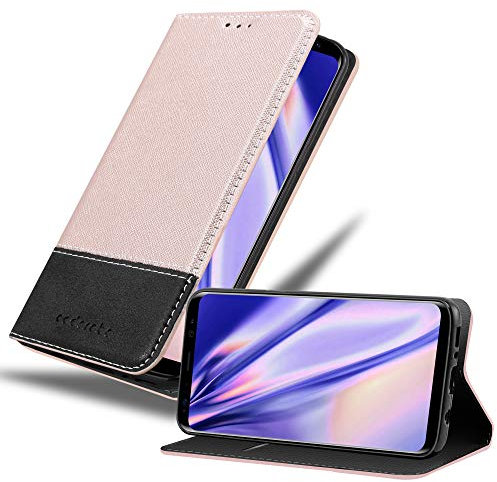 Cadorabo Hülle kompatibel mit Samsung Galaxy S8 aus Premium Kunst Leder Flip Klappbare Stoßfeste Magnetische [Standfunktion] [Kartenfächern] Cover Hülle für Galaxy S8 Tasche in Rosa