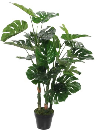 MICA Decorations Plante décorative Monstera 75 x 100 cm