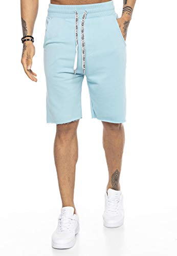 Redbridge Premium Shorts Sweatpants Kurze Hose Jogger Bequem Lässig Hellblau XXL