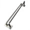 XIAJIA - Adhesivo sólido toallero Doble Barra 70 cm, Cepillado, 304 Acero Inoxidable, Adhesivo 3M, Impermeable Completo (Plata)