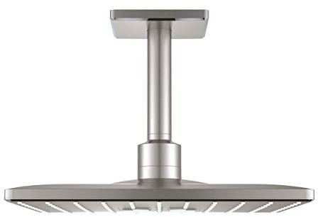 GROHE Rainshower SmartActive 310 Cube | Brausen-& Duschsysteme - Kopfbrauseset Deckenauslass 142 mm | 2 Strahlarten | supersteel | 26481DC0