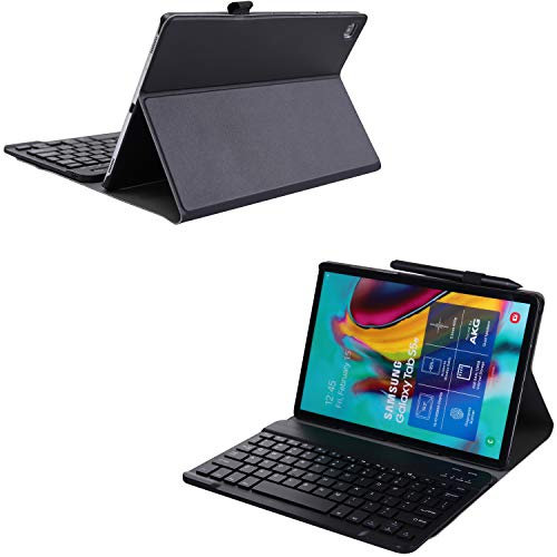 NB Funda tipo libro para teclado Huawei MatePad T10/T10s, Huawei MatePad T10/T10s, teclado inalámbrico Bluetooth para Huawei MatePad T10/T10s