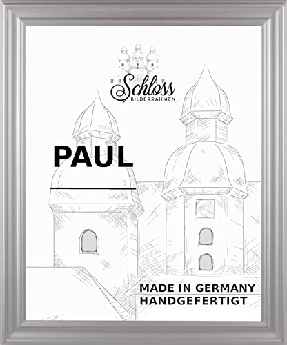 Schloss BILDERRAHMEN Paul 25x35 cm, Dekor Silber