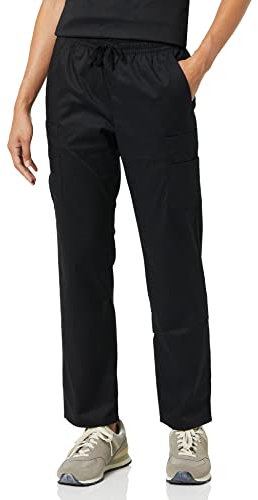 Amazon Essentials Pantalon en textile extensible à séchage rapide (grandes tailles disponibles) Femme, Noir, XXL Grande taille