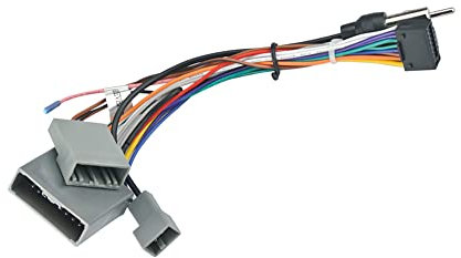 16pin Car Radio Stereo Power Retrofit Harness Wire for for Honda CRV Civic Odyssey 2006 07 08 09 10 with Radio Antenna Adapter Steering Wheel Control
