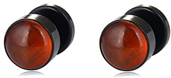 Clou Doreille, Boucles D'Oreilles Acier Inoxydable Opale Ronde Boucle D'Oreille la Saint Valentin Cadeau